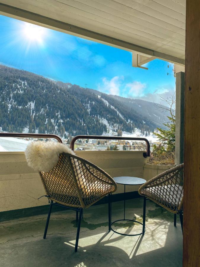 Wunderstay Alpine 403 Centric Studio Balcony/View ダヴォス・プラッツ エクステリア 写真